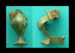 Brooch, Knee-type, Triangular-headed, ca. 2nd Cent. AD